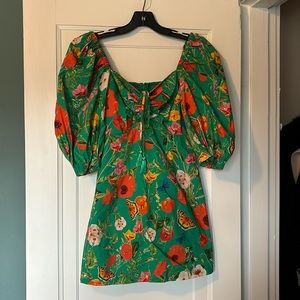 Cara Cara puffy sleeve dress